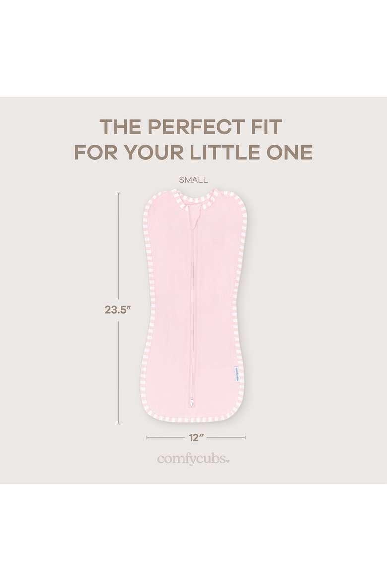 Easy Zipper Swaddle Blankets, Alternate, color, Pink