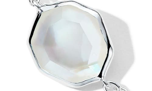 Ippolita Mixed-cut Station Bracelet In Silver