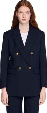 SANDRO Pinstripe jacket