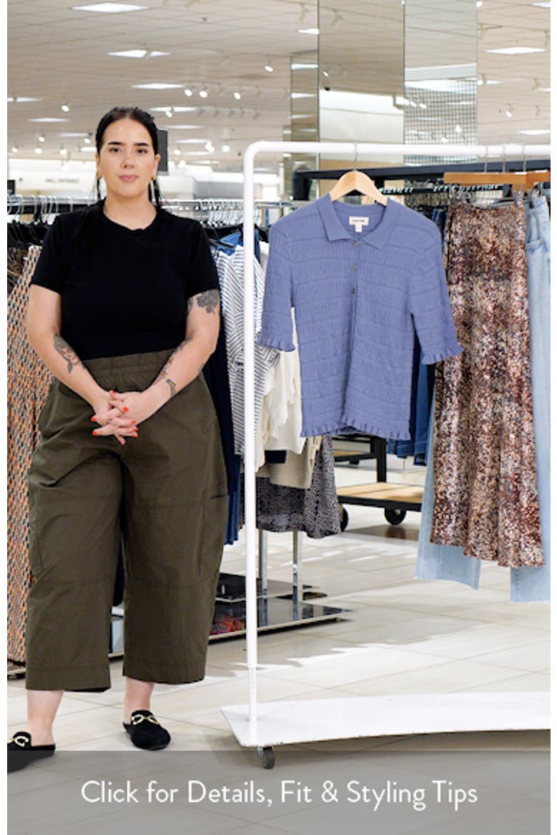 Textured Short Sleeve Cardigan video