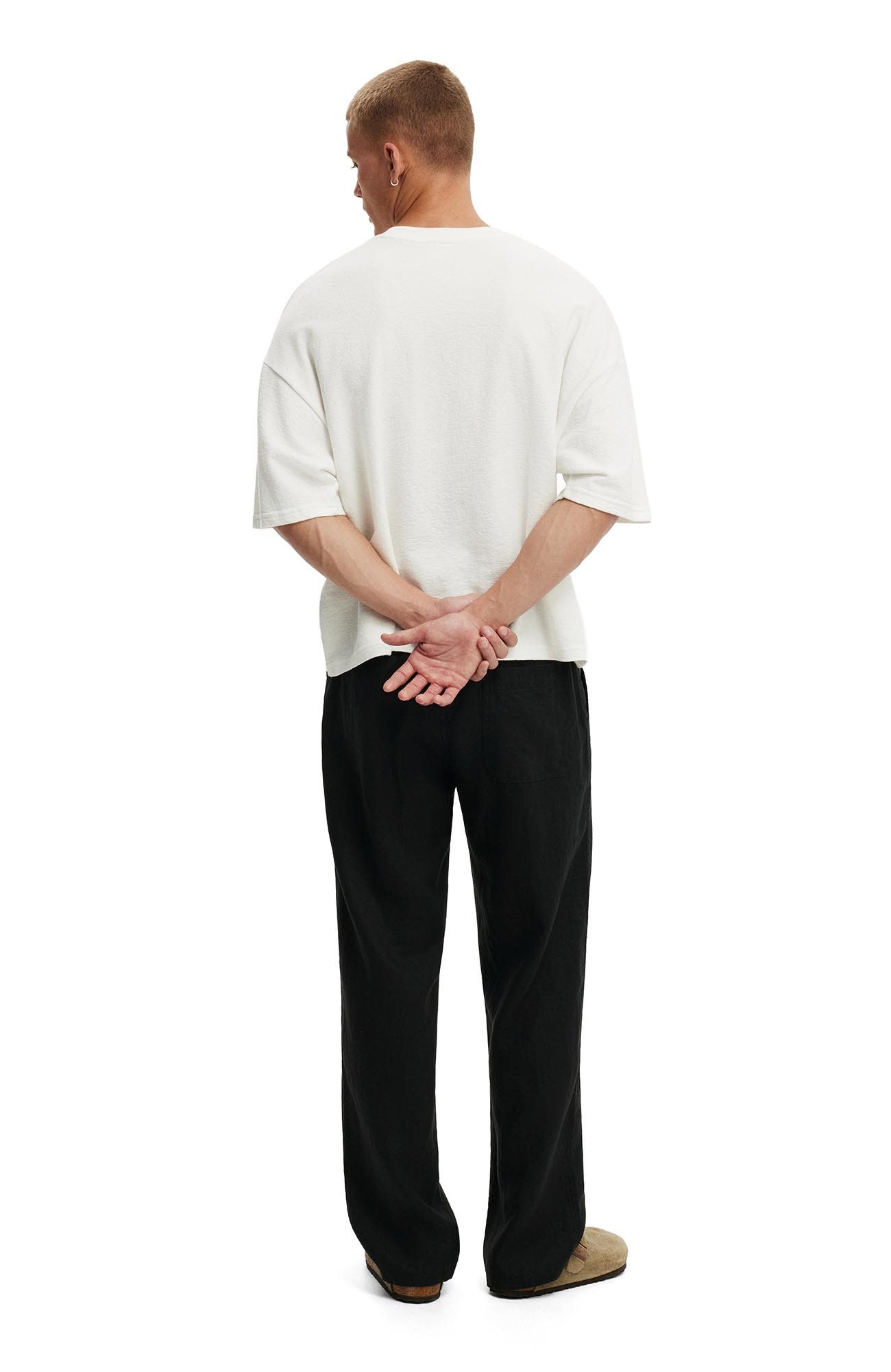 Мужские Cotton On Men's Baggy Linen Pant — фото 3