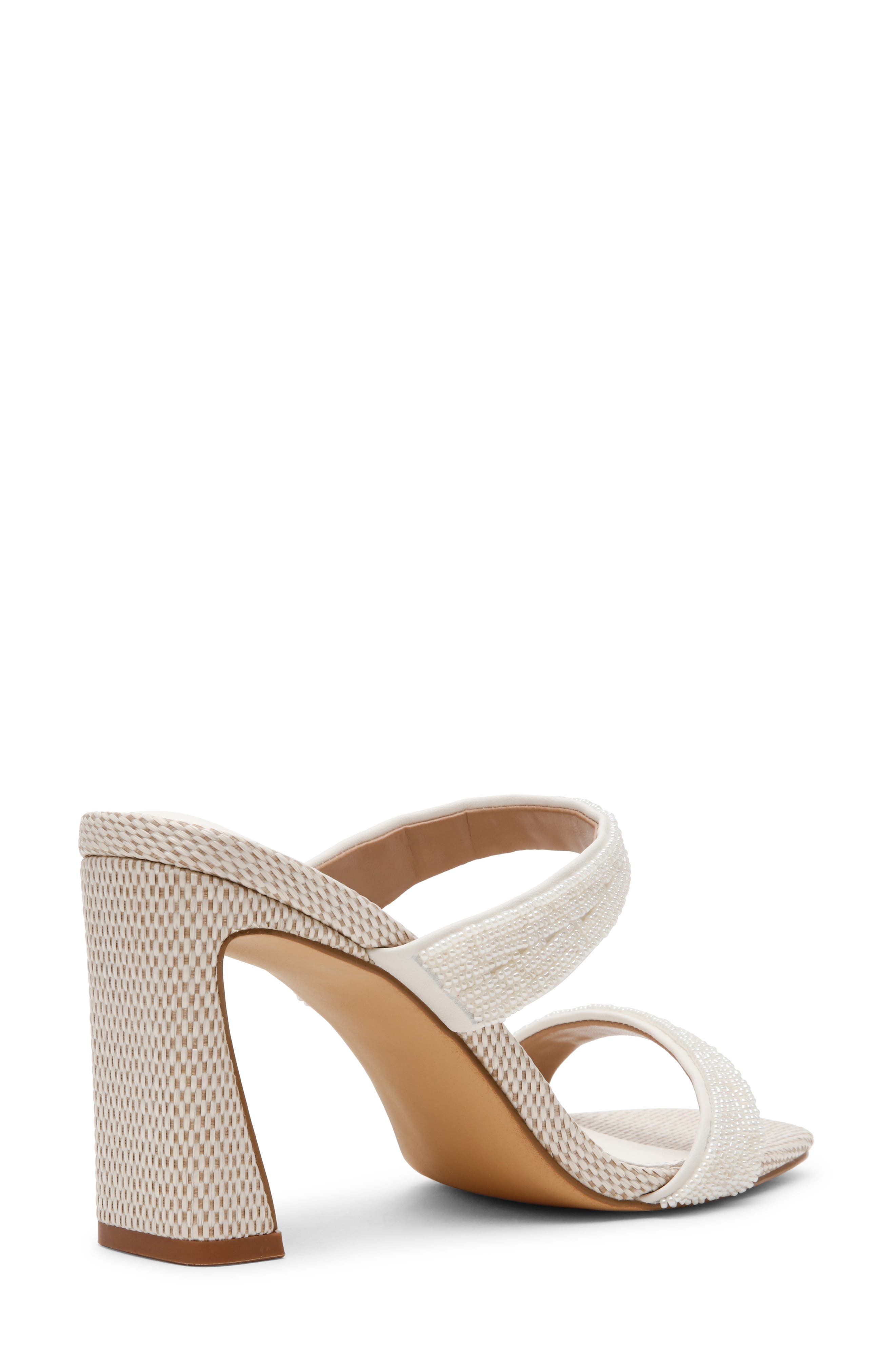 Veniss Slide Sandal, Alternate, color, IVORY