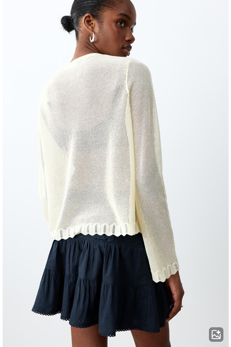 Ruched Ruffle Miniskirt, Alternate, color, NAVY