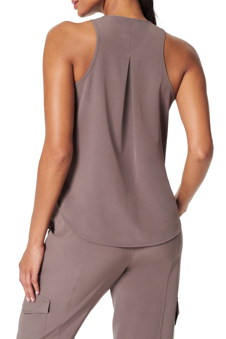 On the Move Curved Hem Tank, Alternate, color, SMOKE