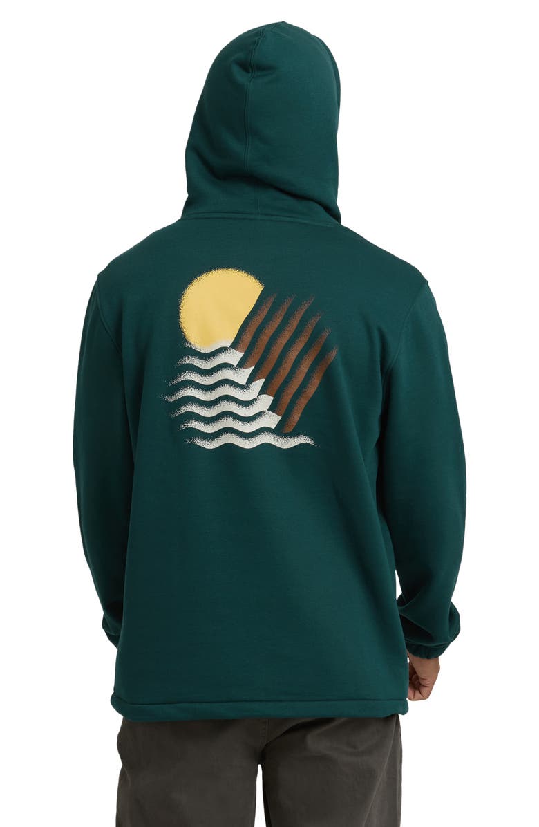Billabong Canyons Hoodie, Alternate, color, Moss