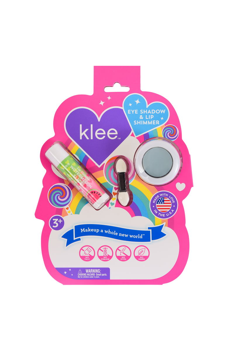 Klee Naturals Cloudberry Kiss - Kids' Eye Shadow Lip Shimmer Set, Alternate, color, Baby Blue
