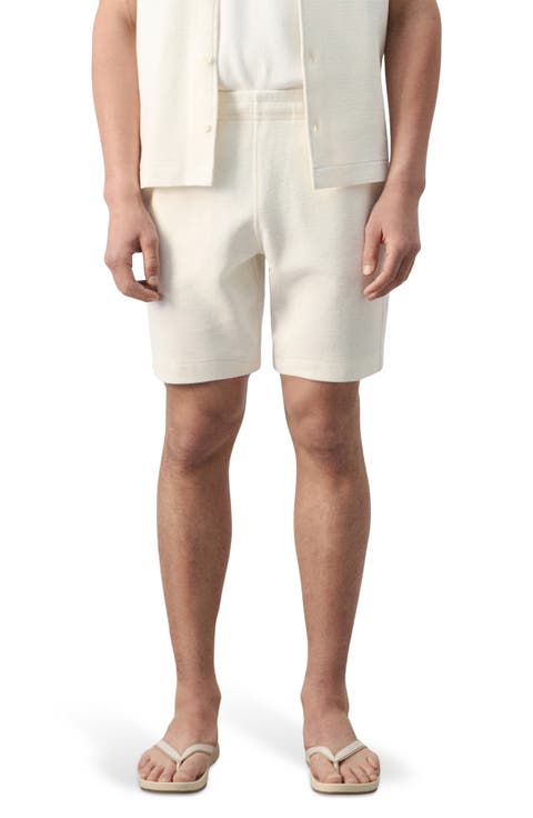 Slim Fit Cotton Waffle Pull-On Shorts