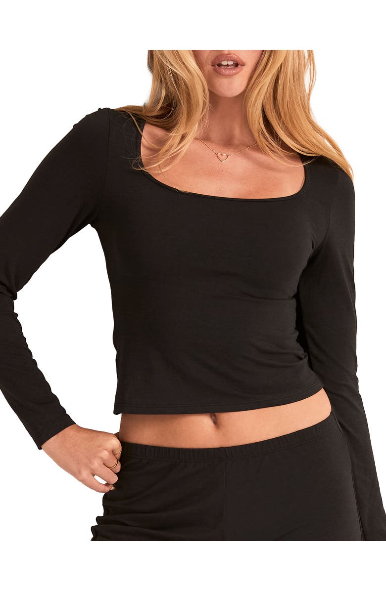 Adore Me Jersey Long Sleeve Shirt, Main, color, 