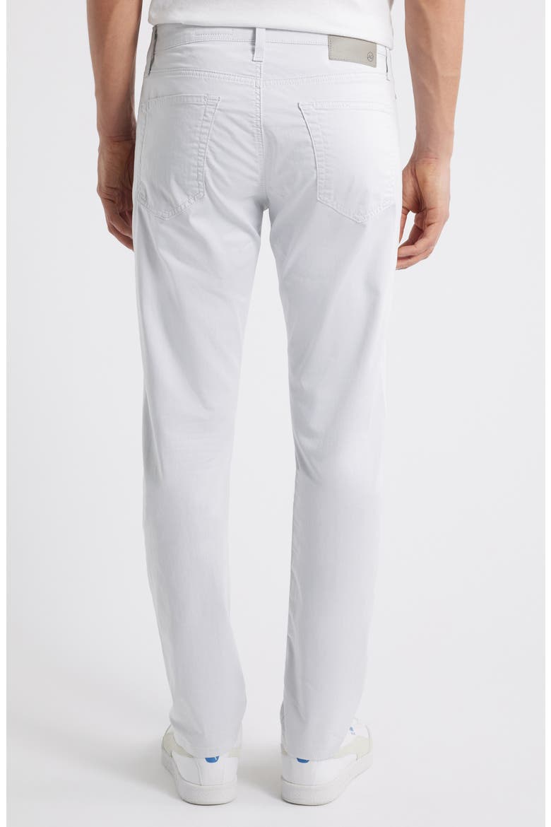 Tellis Slim Fit Twill Pants, Alternate, color, ALMOST WHITE