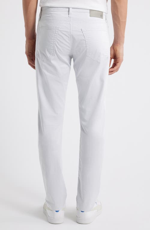 Ag Tellis Slim Fit Twill Pants In White