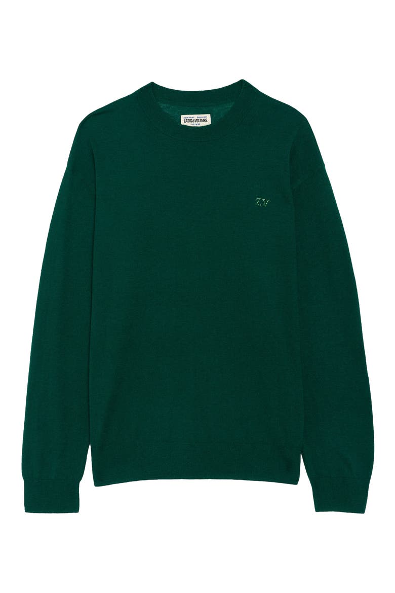 Swyna Cashmere Sweater, Alternate, color, RAIN FOREST