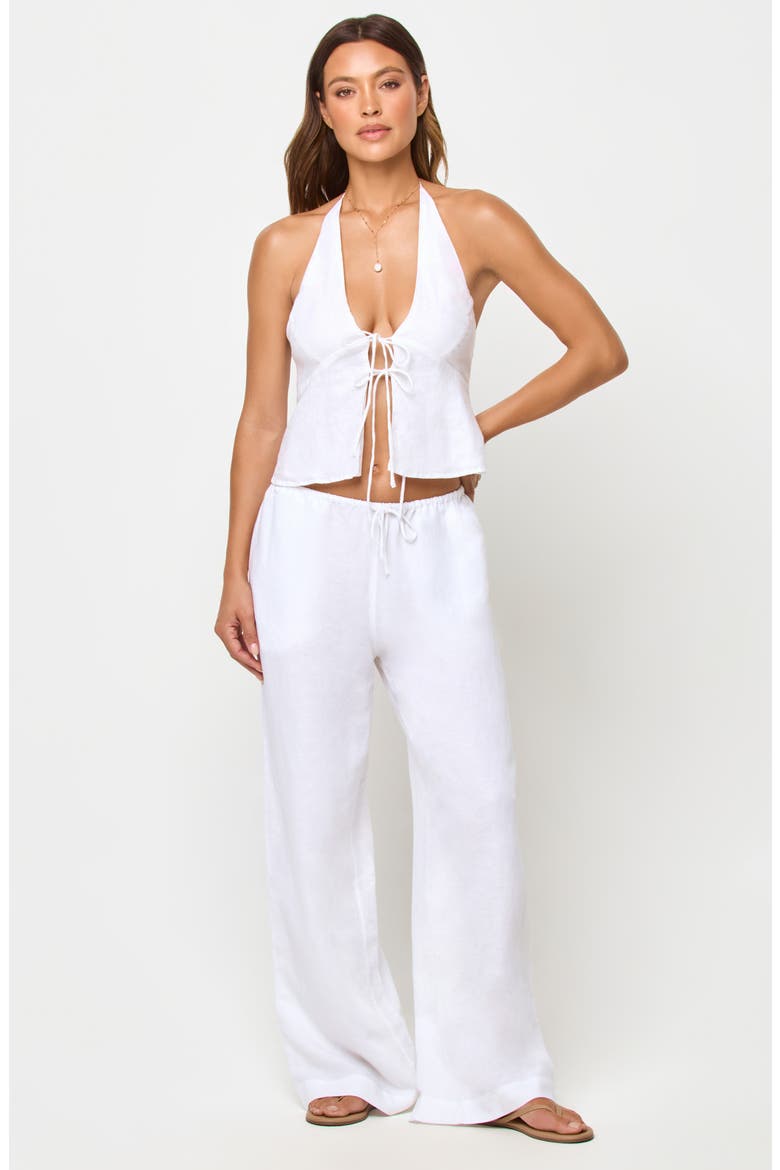 Nina Cover-Up Pants, Alternate, color, WHITE