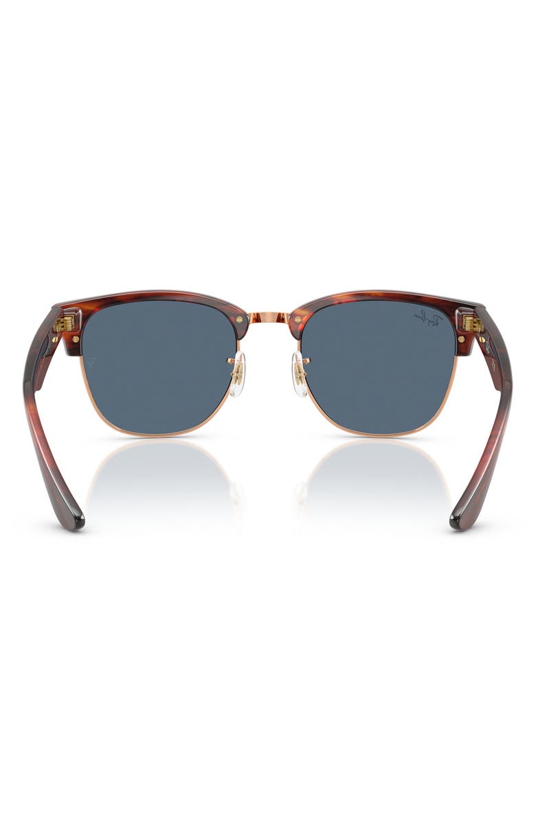 Ray-Ban 47mm Polarized Square Sunglasses, Alternate, color, Dark Blue