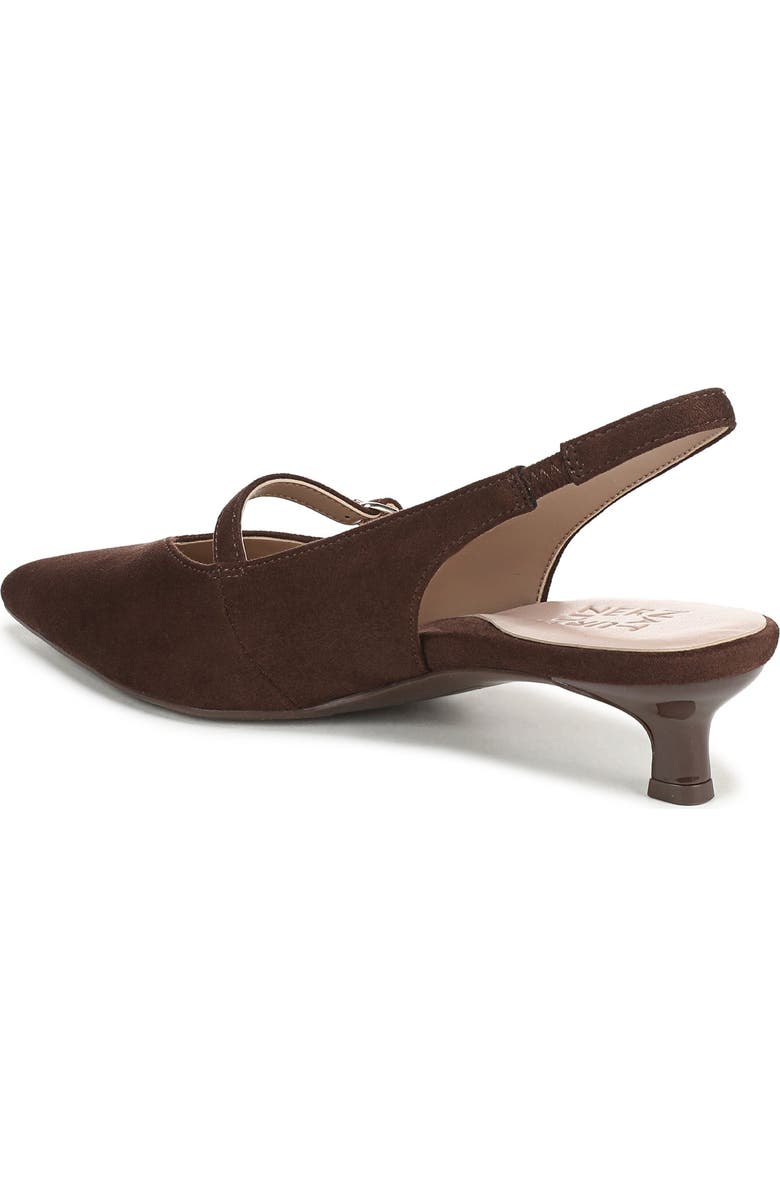 Naturalizer Grayson Mary Jane Kitten Heel Pump - Wide Width Available, Alternate, color, Chocolate Brown Fabric