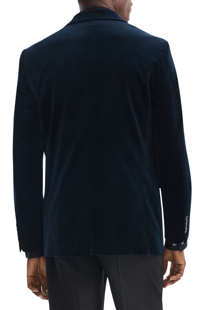 Theory Chambers Cotton Velvet Suit Jacket, Alternate, color, Baltic