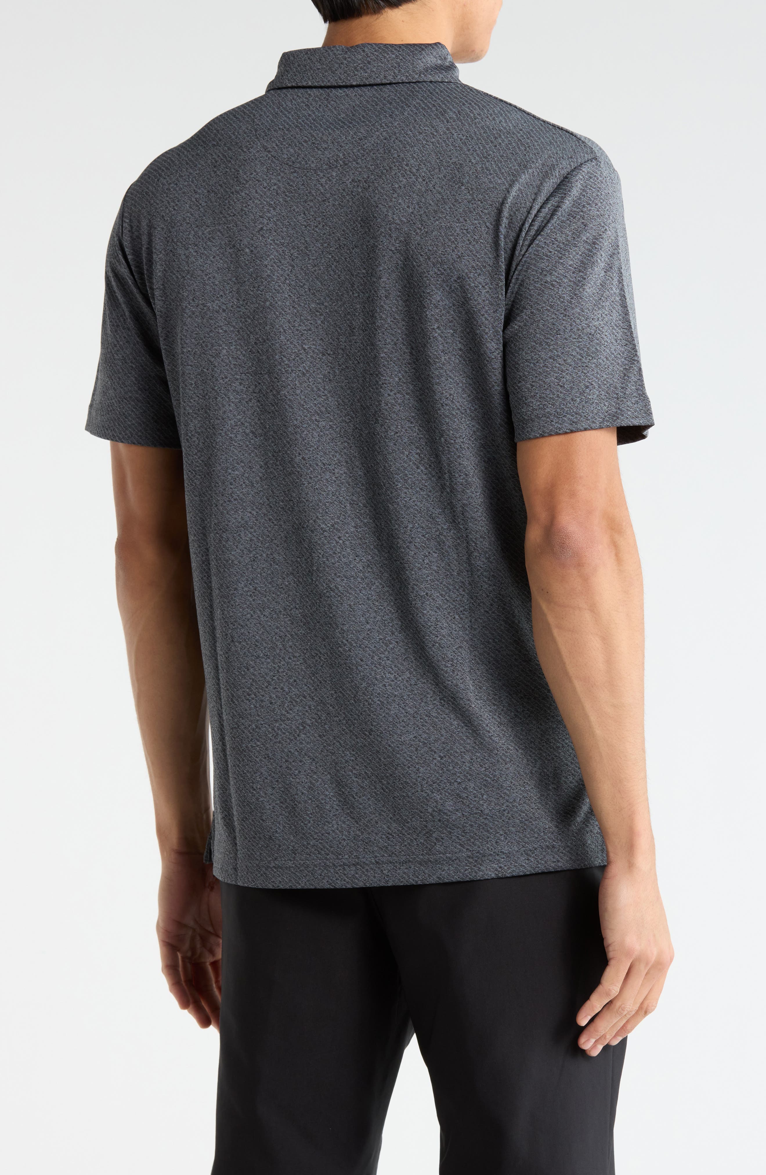 Ventilated Heathered Golf Polo - image 2