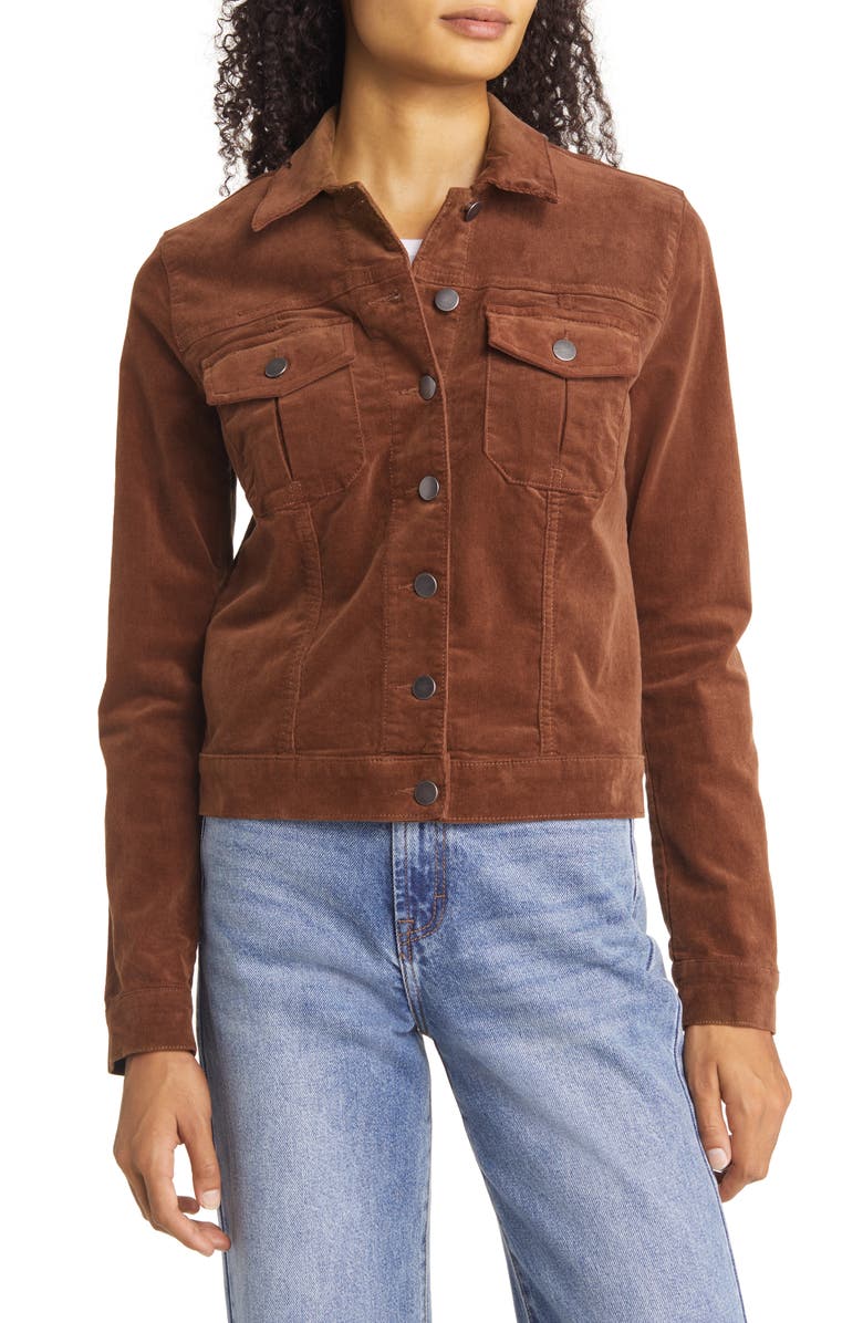 KUT from the Kloth Amelia Corduroy Trucker Jacket, Alternate, color,