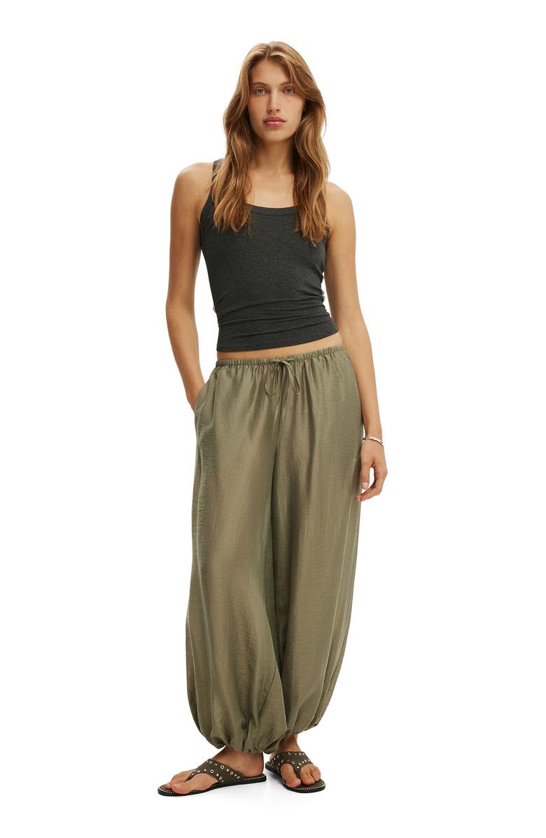 Cotton On Women's Rio Balloon Pant, Alternate, color, Khaki