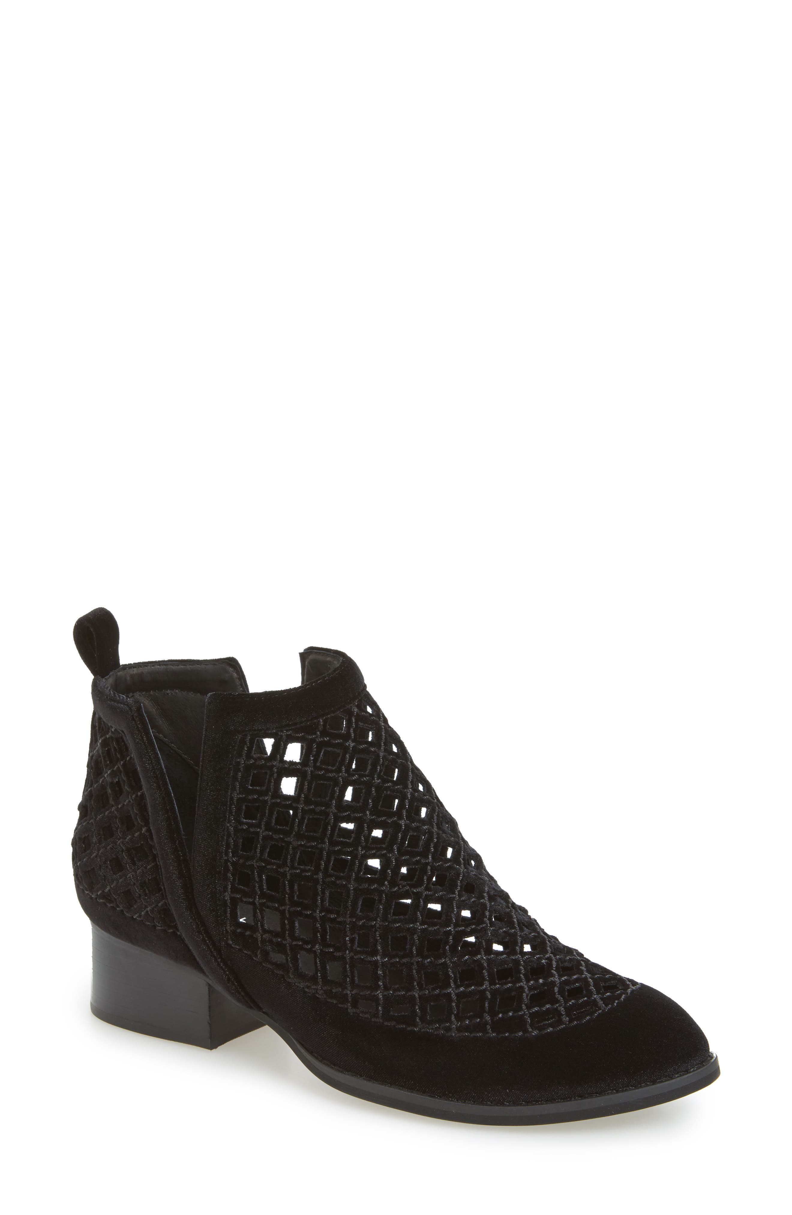 Taggart Ankle Boot, Main, color, BLACK VELVET