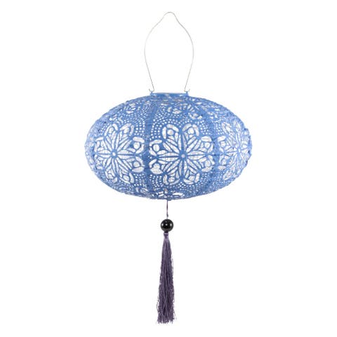 Soji Stella - Tassel Oval - Solar Lantern
