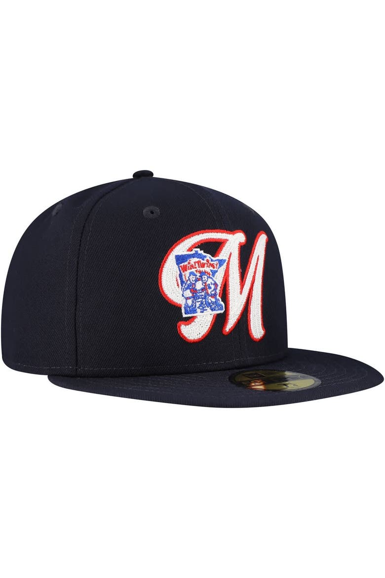 Men's New Era Navy Minnesota Twins  Duo Logo 2.0 59FIFTY Fitted Hat, Alternate, color, Navy