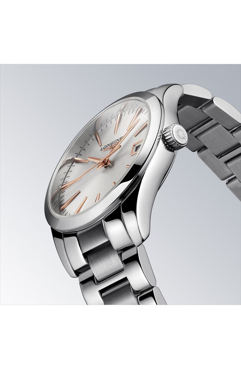 Longines Conquest Classic Bracelet Watch, 34mm, Alternate, color, 