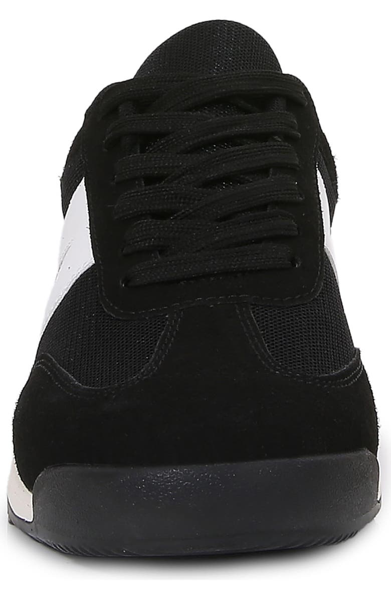 BERNESS Leena Bike Toe Wedge Sneaker, Alternate, color, Black