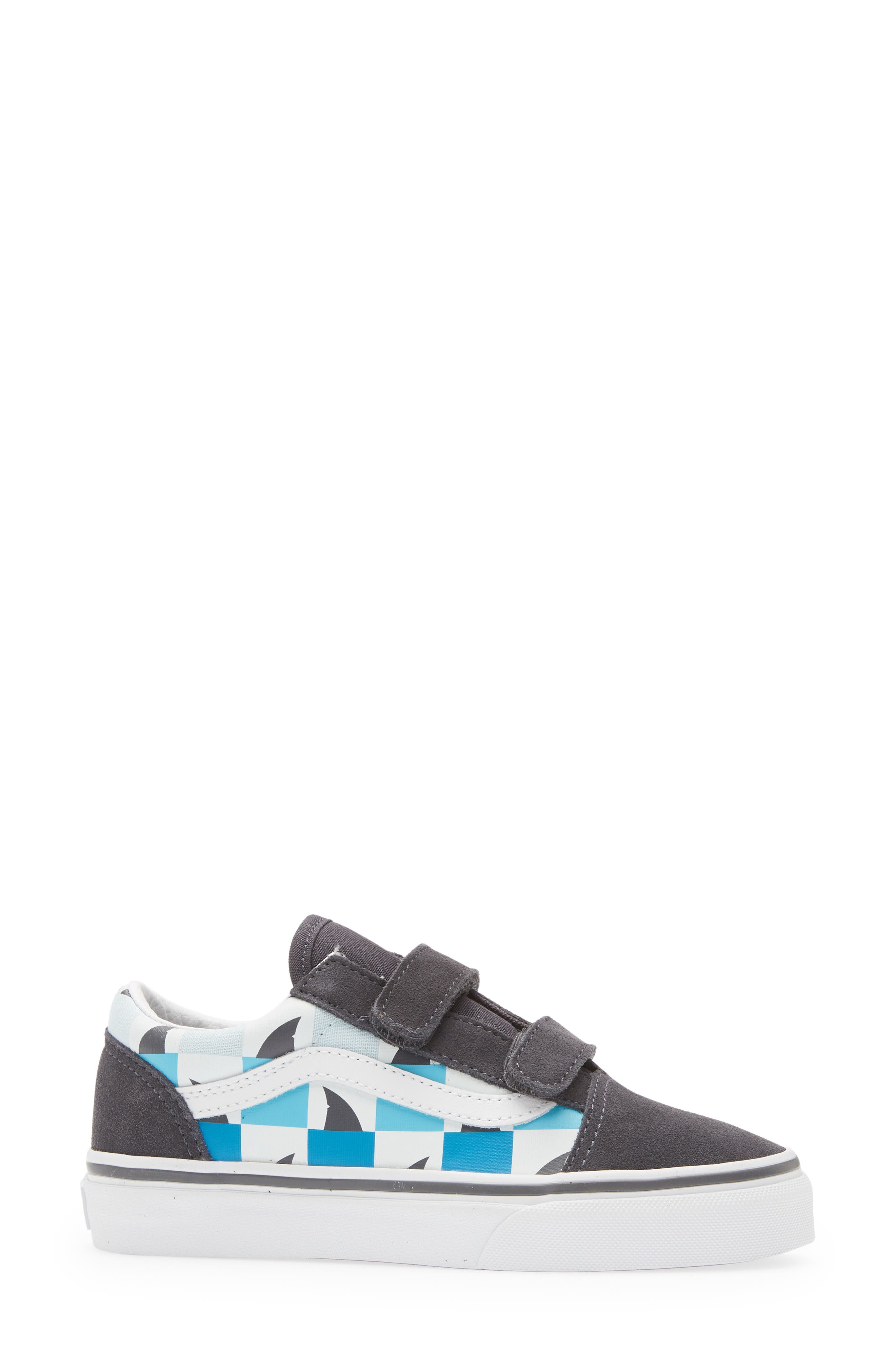 Vans Old Skool Glow in the Dark Shark Sneaker, Alternate, color, 