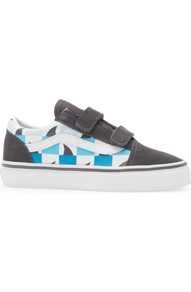 Vans Old Skool Glow in the Dark Shark Sneaker, Alternate, color,