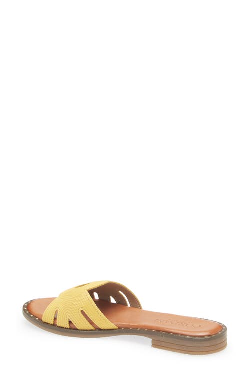 Cordani Slide Sandal Fiorella In Goldenrod