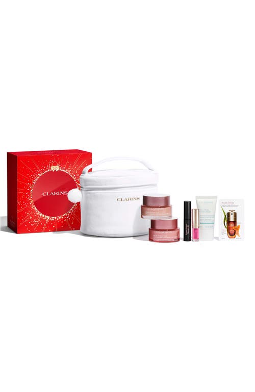 Clarins Multi-active Luxury Set $169 Value In Transparent