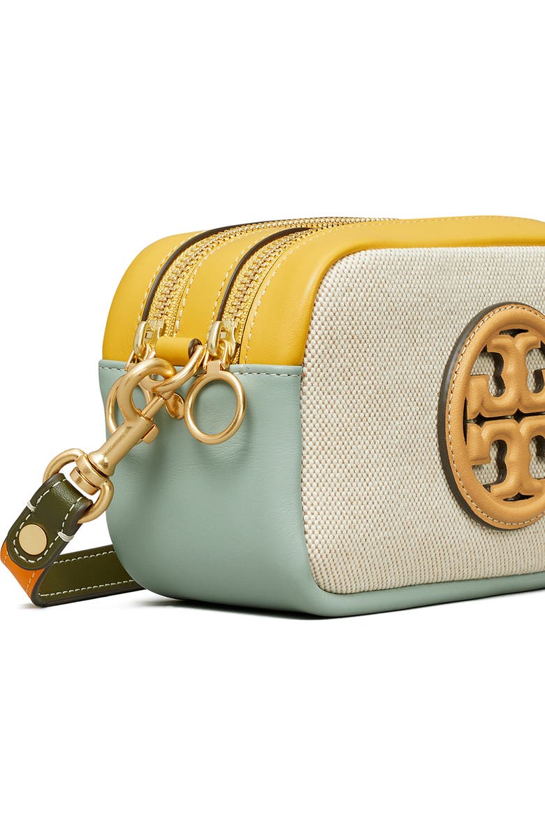 Tory Burch Perry Bombé Canvas Mini Crossbody Bag, Alternate, color,
