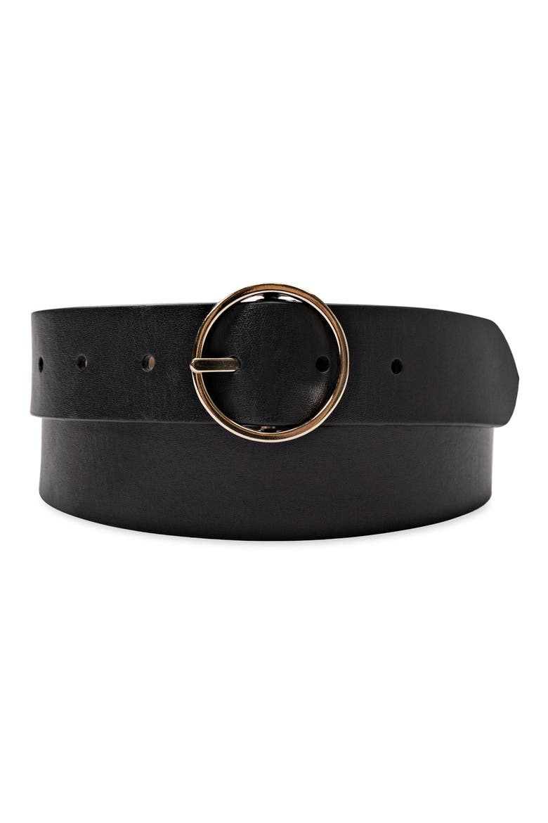 Reversible Leather Belt, Main, color, BLACK/ TAN