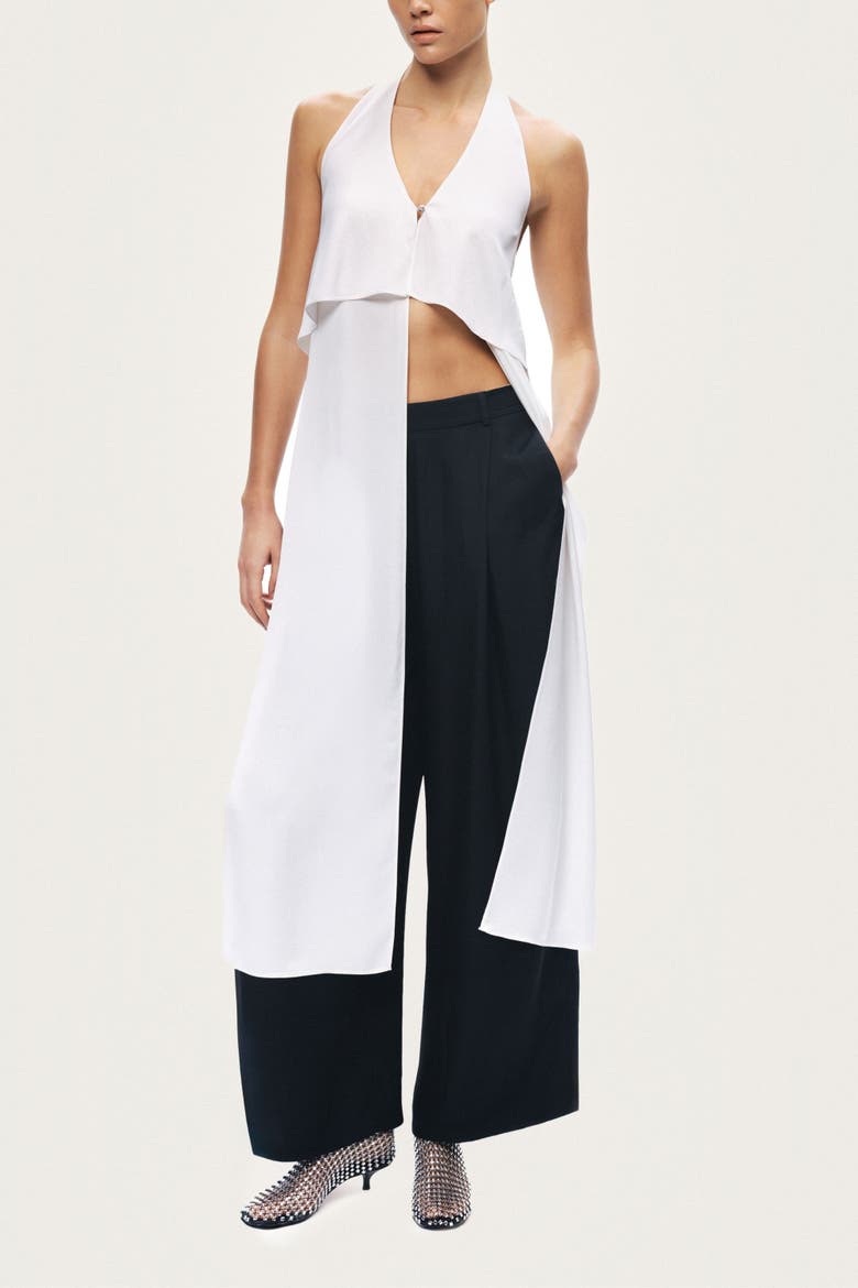 Layered Halter Blouse, Alternate, color, Ivory