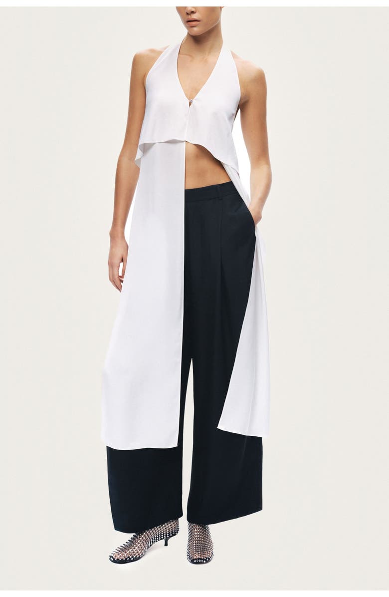 Nocturne Layered Halter Blouse, Alternate, color, Ivory