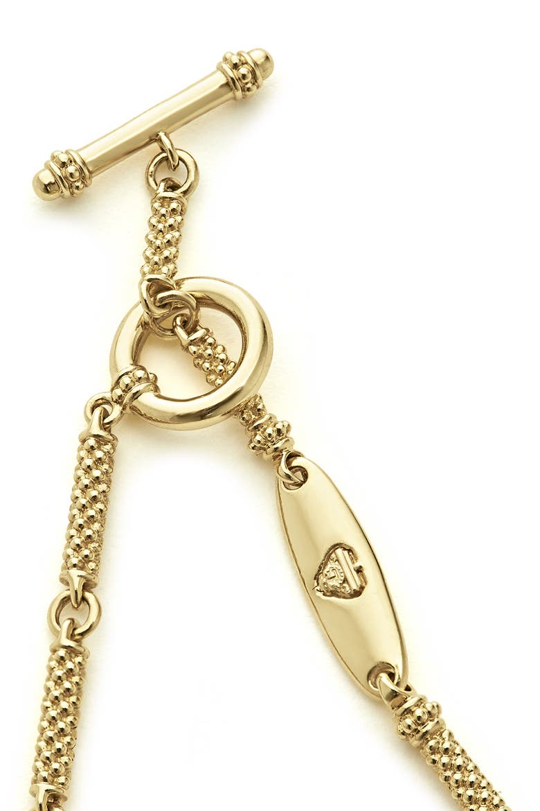 Superfine Signature Caviar Diamond Link Bracelet, Alternate, color, GOLD DIAMOND
