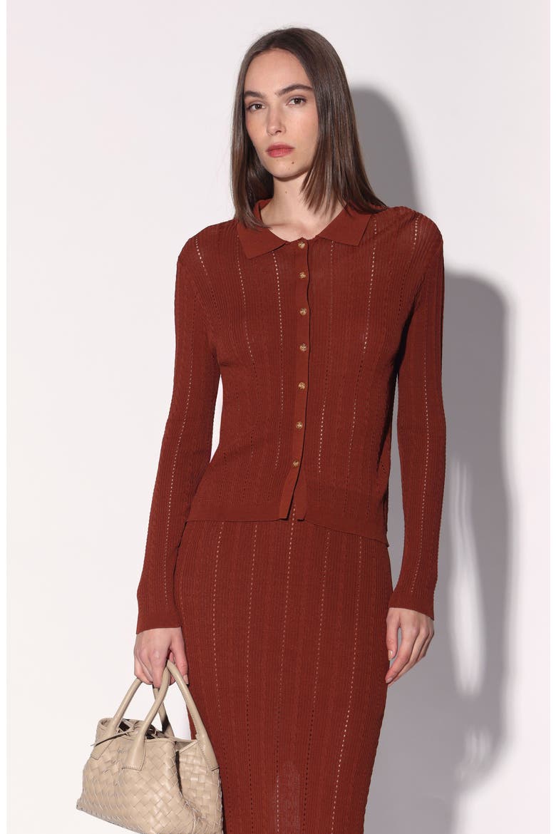 Pippa Cardigan, Alternate, color, TERRACOTTA