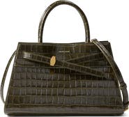 Veronica Beard Croc Embossed Dash Bag
