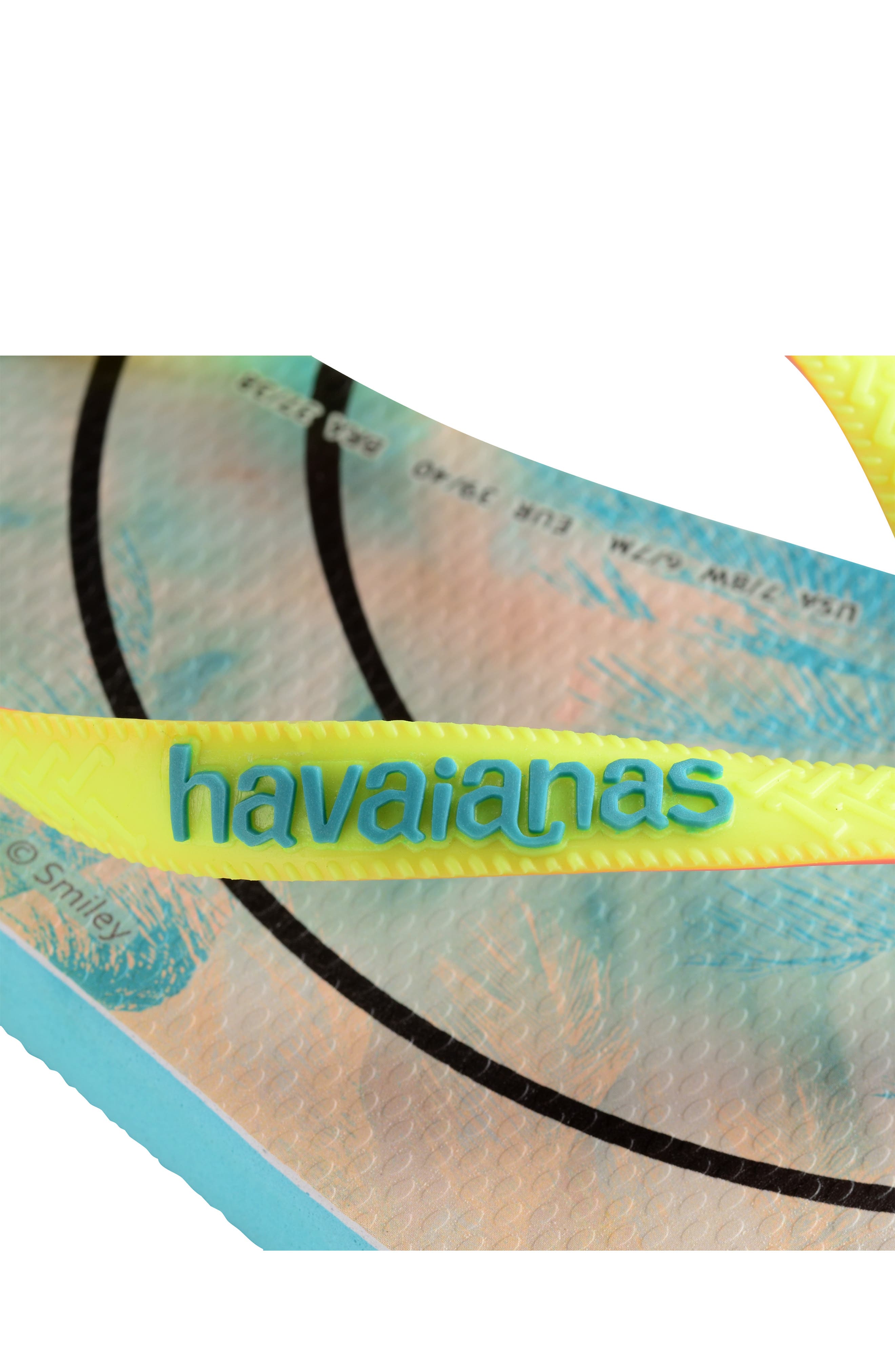 Havaianas Smiley Flip Flop, Alternate, color, 