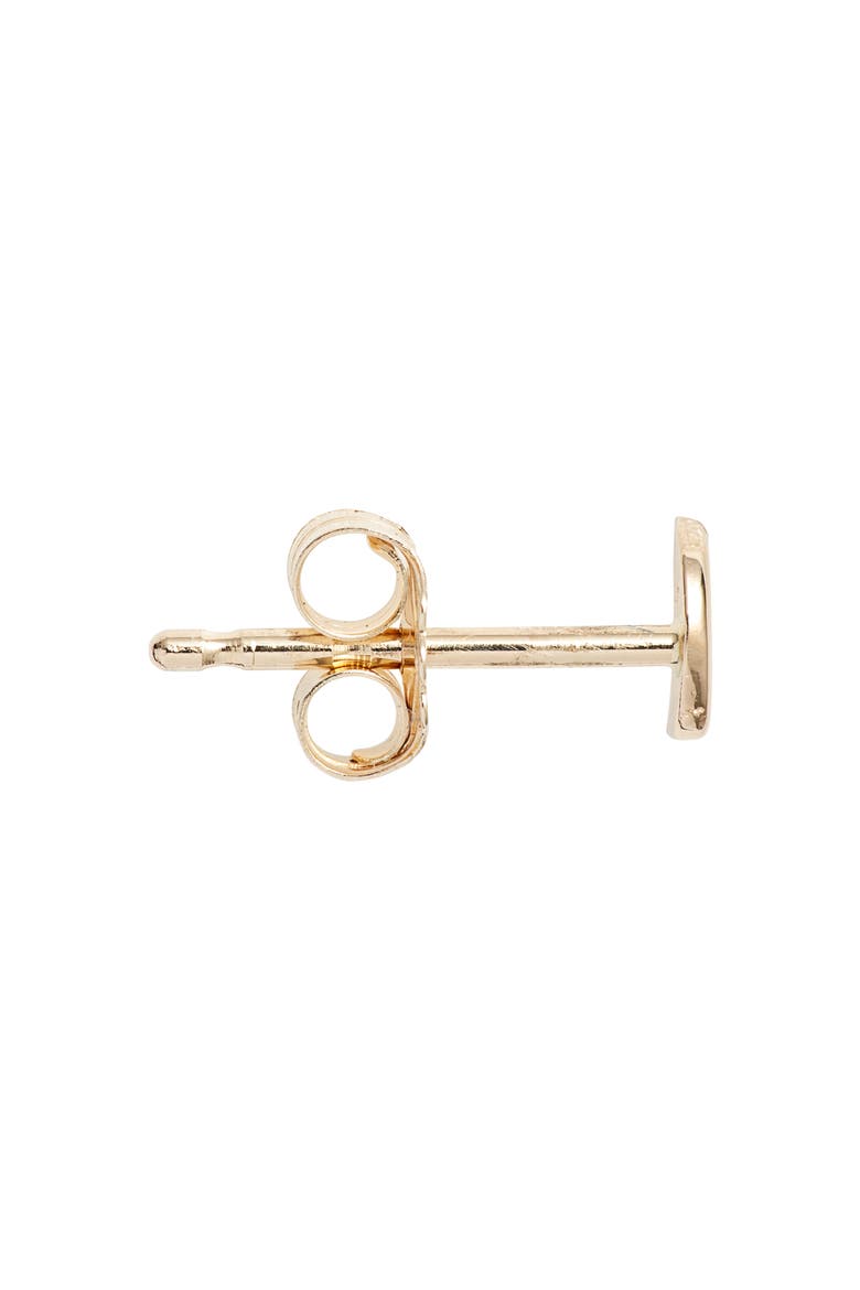 Jac+Jo Moon Single Stud Earring, Alternate, color, GOLD