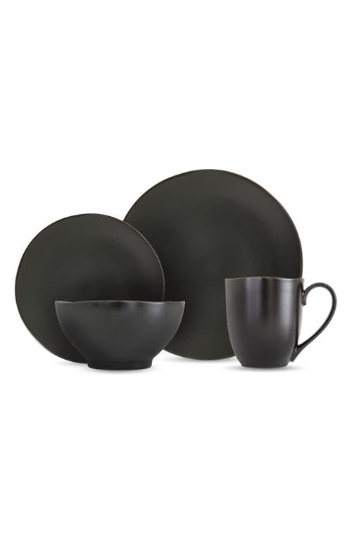 Fortessa Heirloom 16-piece Dinnerware Set In Charcoal