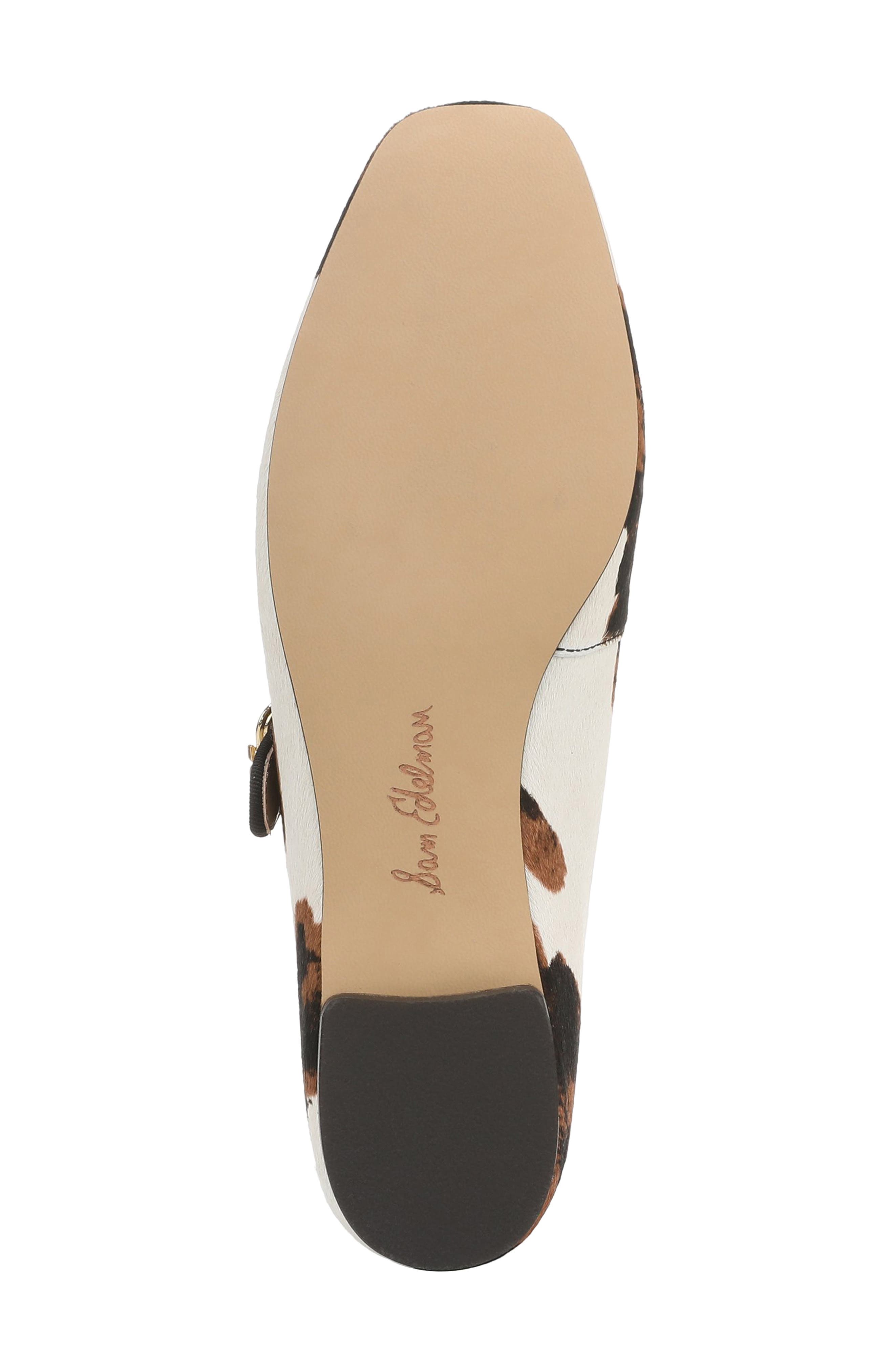 Sam Edelman Michaela Mary Jane Flat, Alternate, color, Brown Multi Calf Hair