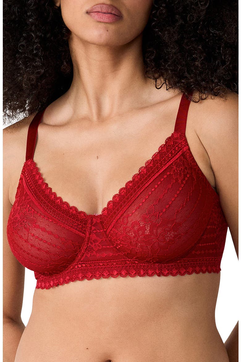 Panama Underwire Minimizer Bra, Main, color, CARDINAL