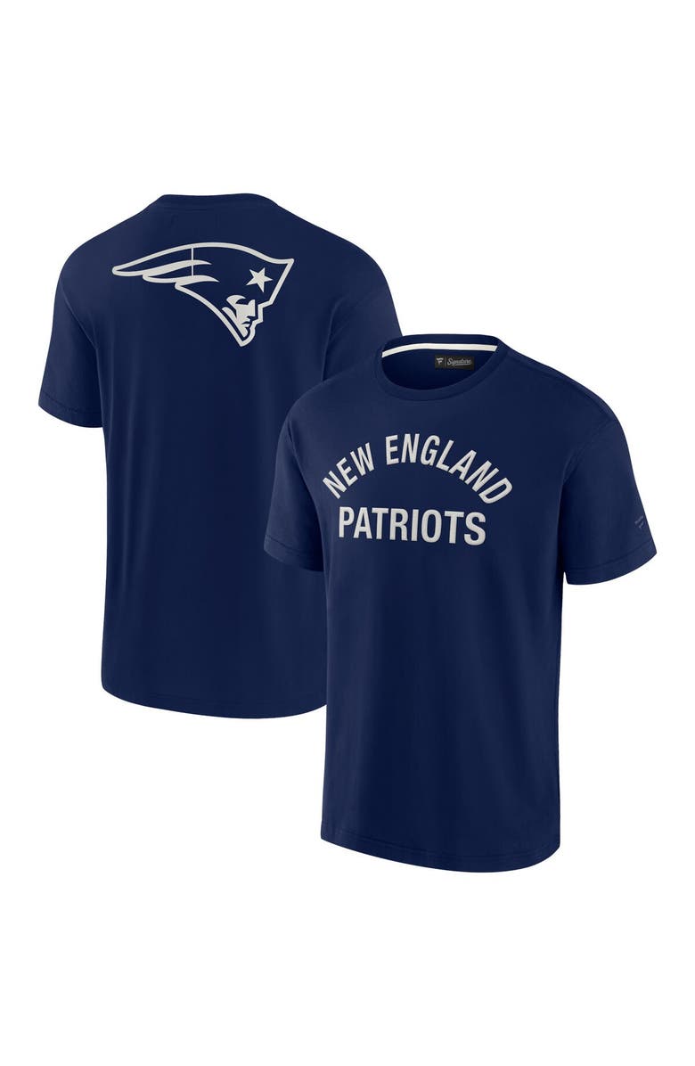 Fanatics Signature Unisex Fanatics Signature Navy New England Patriots Elements Super Soft Short Sleeve T-Shirt, Main, color, Navy