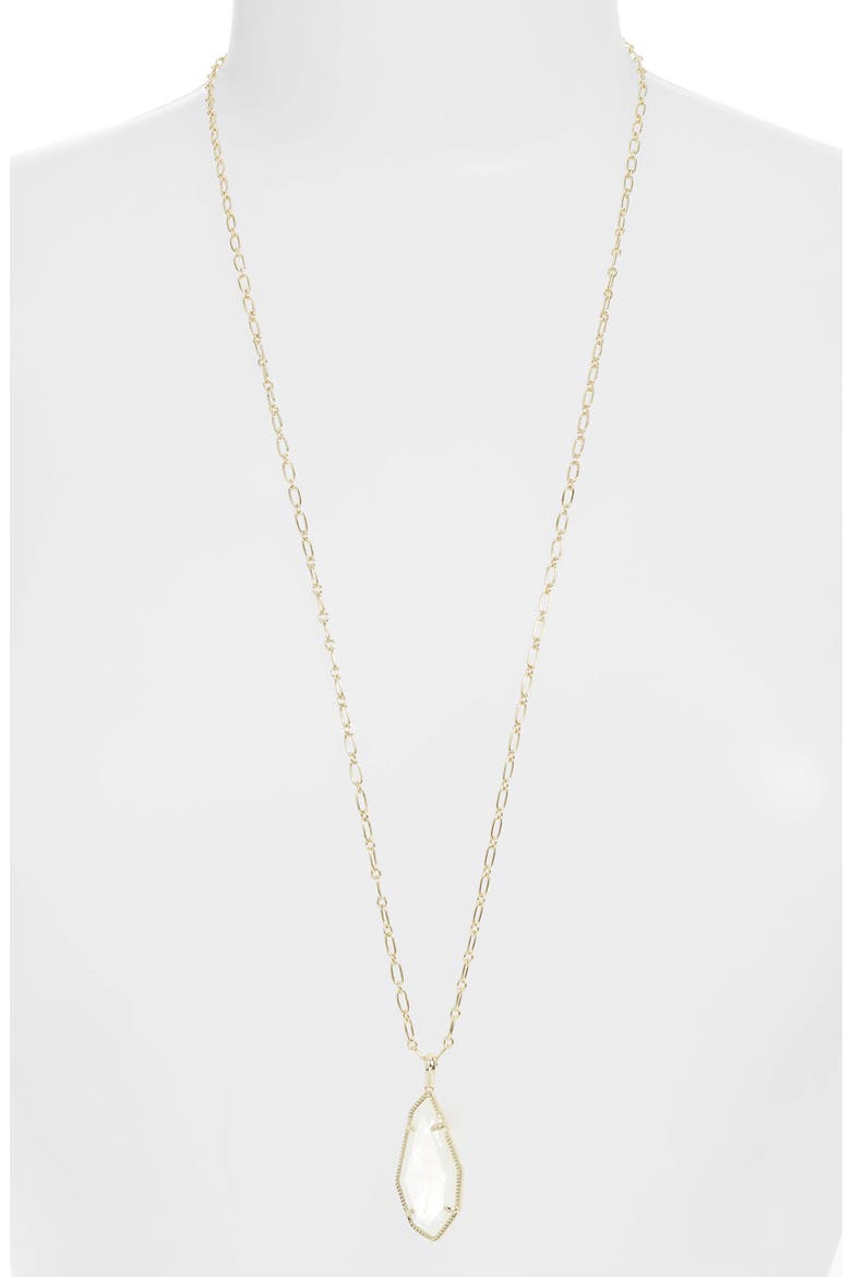 Muriel Pendant Necklace, Main, color, GOLD IVORY MOTHER OF PEARL