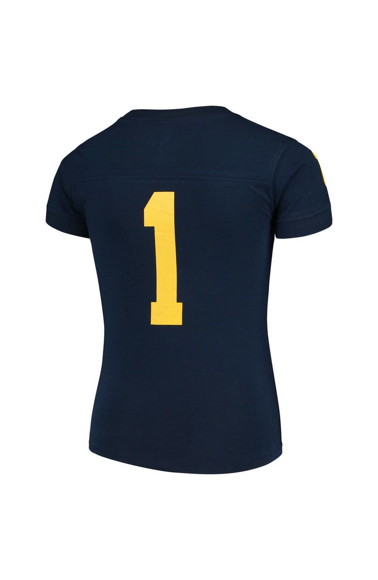 Wes & Willy Youth Wes & Willy Navy Michigan Wolverines Football Sleep Set, Alternate, color, Navy