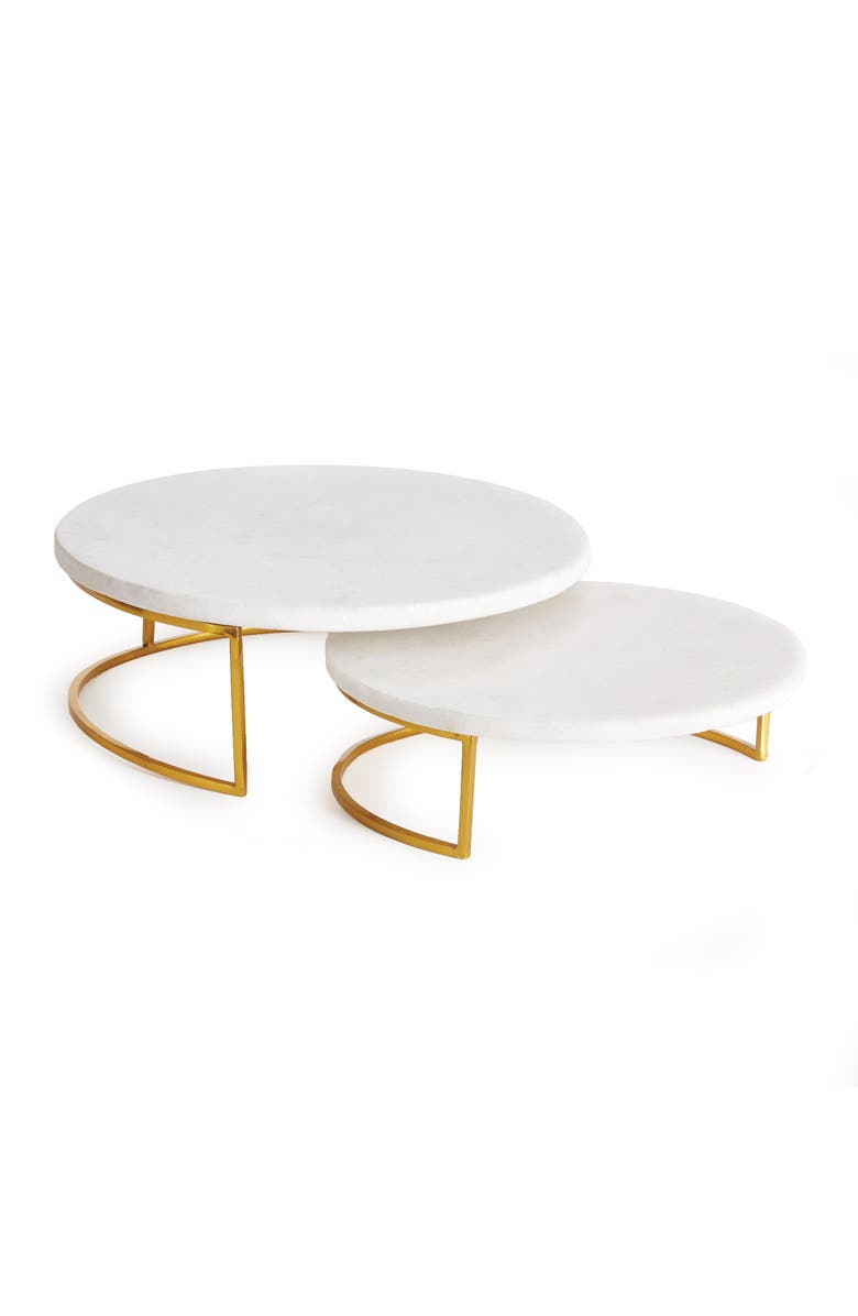 Napa Home & Garden Vienna Serving Stands Set of 2, Main, color, Gold