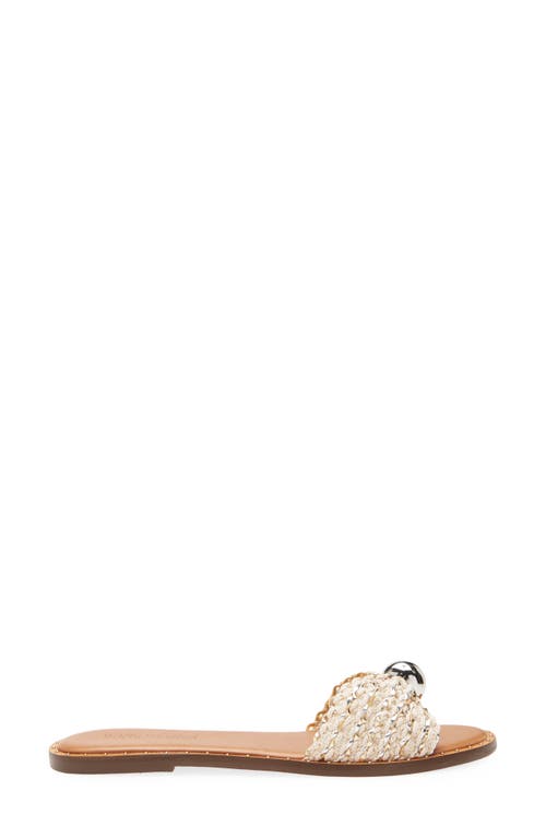 Steve Madden Dipsy Slide Sandal In Neutral