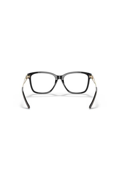 Michael Kors 53mm Square Optical Glasses In Brown