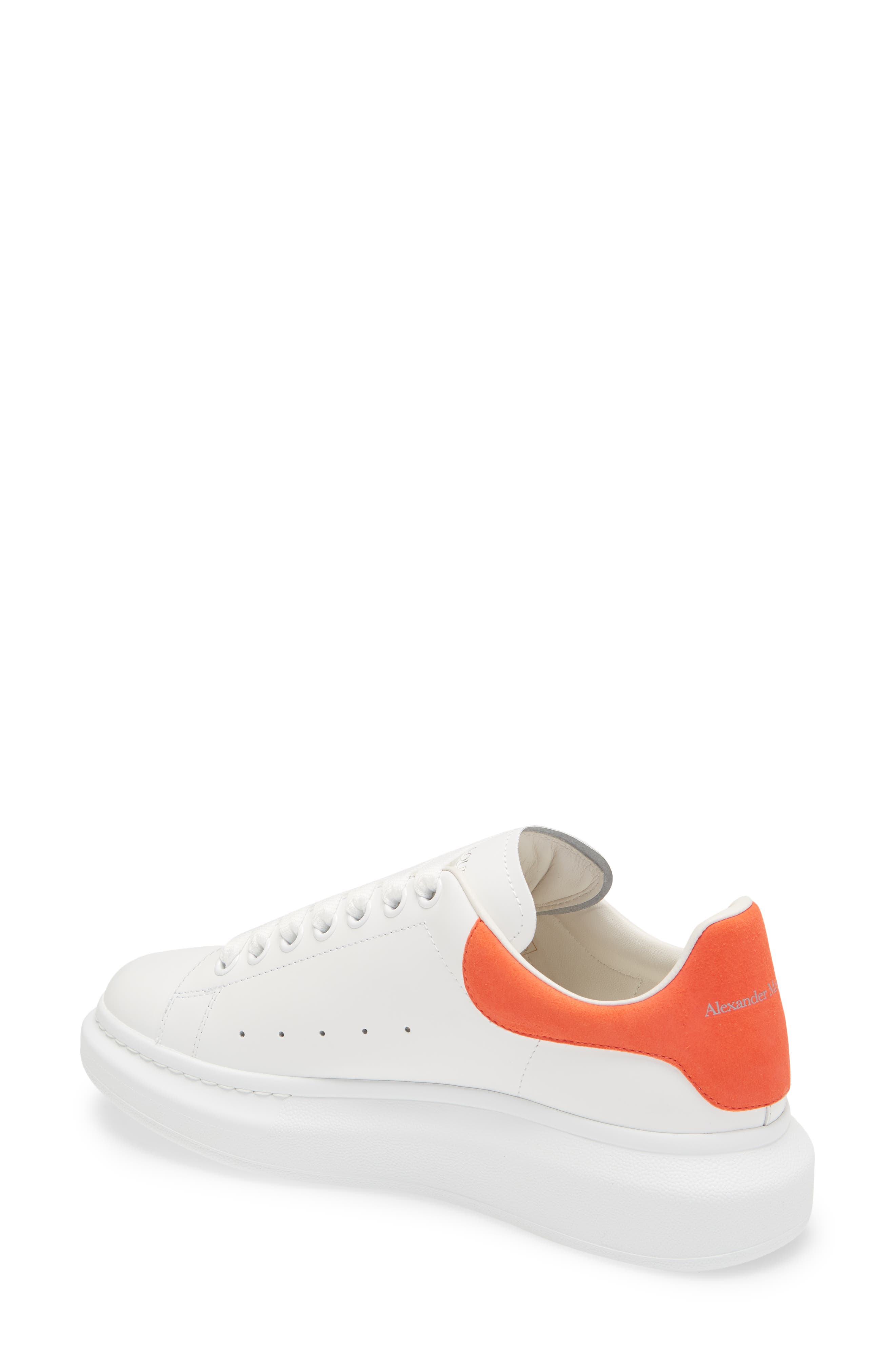 Oversized Sneaker, Alternate, color, WHITE/ ORANGE